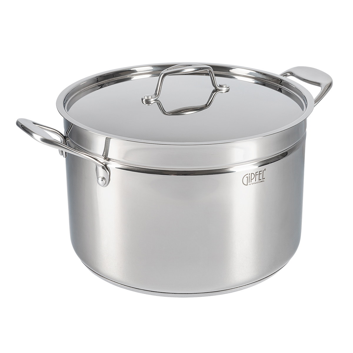  Кастрюля из нержавеющей стали Gipfel Grande 51702 28 см/11 л
