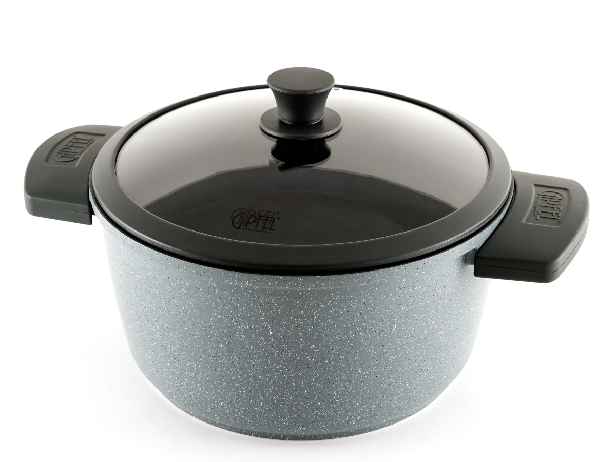 Алюминиевые кастрюли Алюминиевая кастрюля Gipfel Greyce 0653 24 см/4,45 л