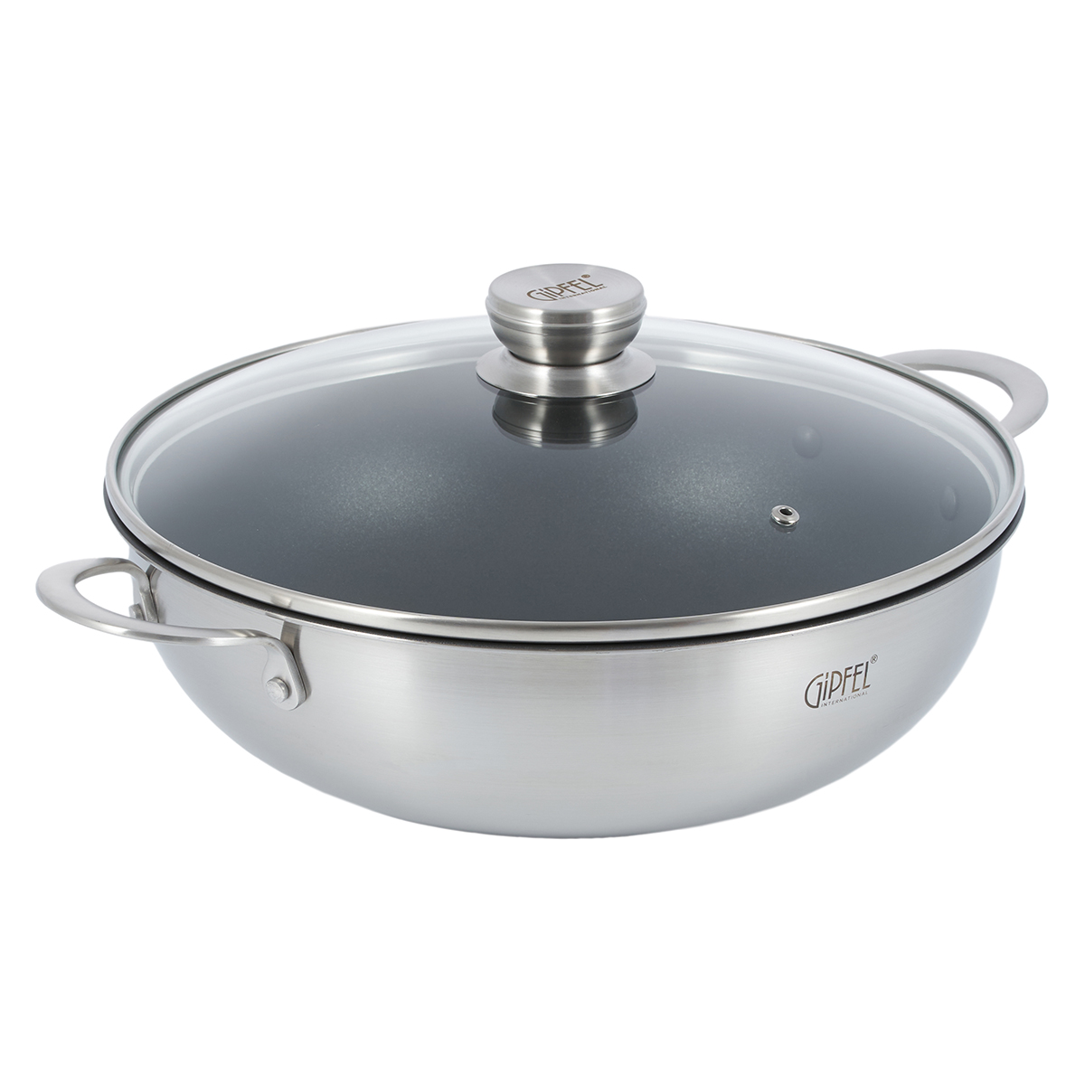  Вок из нержавеющей стали Gipfel Fusion 52189 30 см/5 л