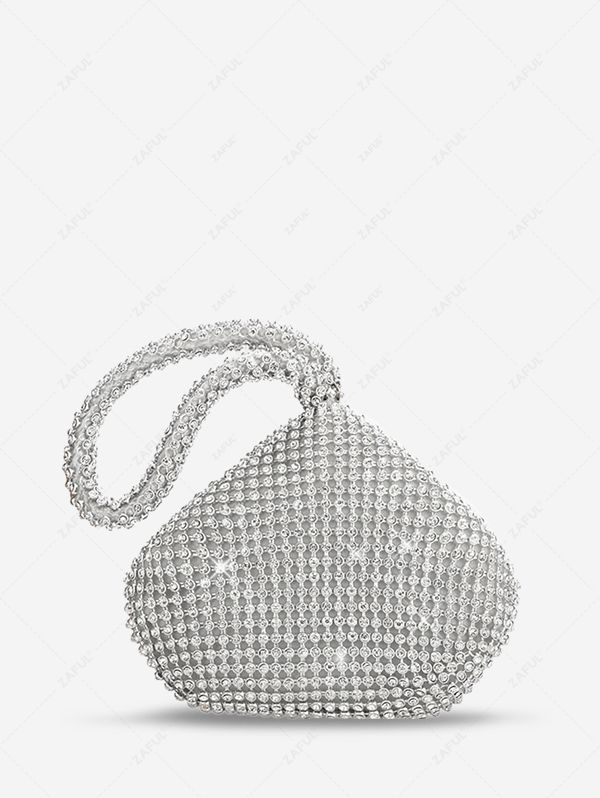 Rhinestones Embellished Evening Party Clutches Bag