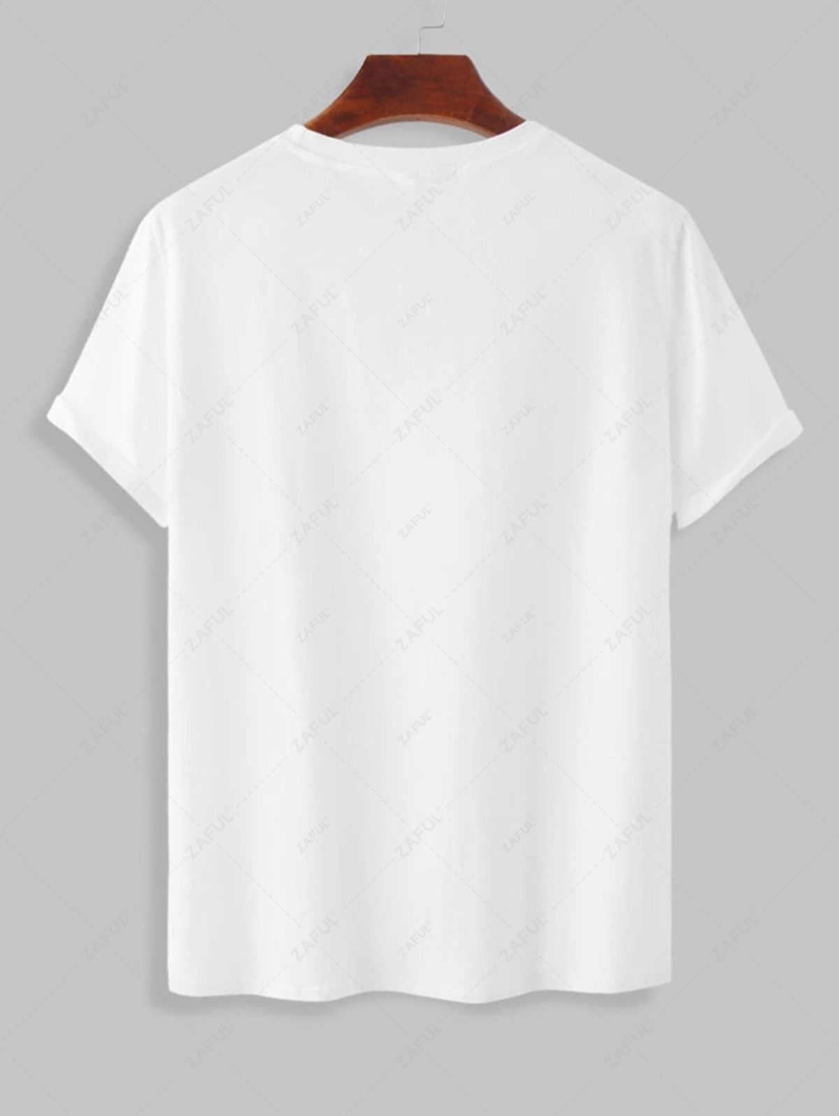 Los Angeles Letter Printed Short Sleeves T-shirt