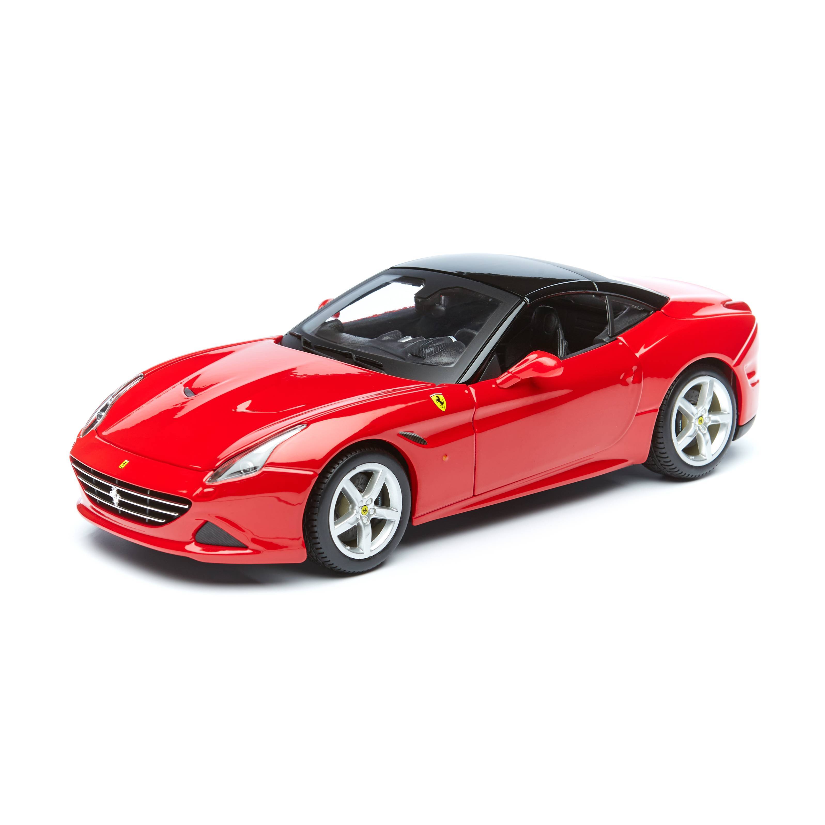 Bburago Коллекционная машинка Феррари 1:18 Ferrari California T Closed Top, 18-16003, красный