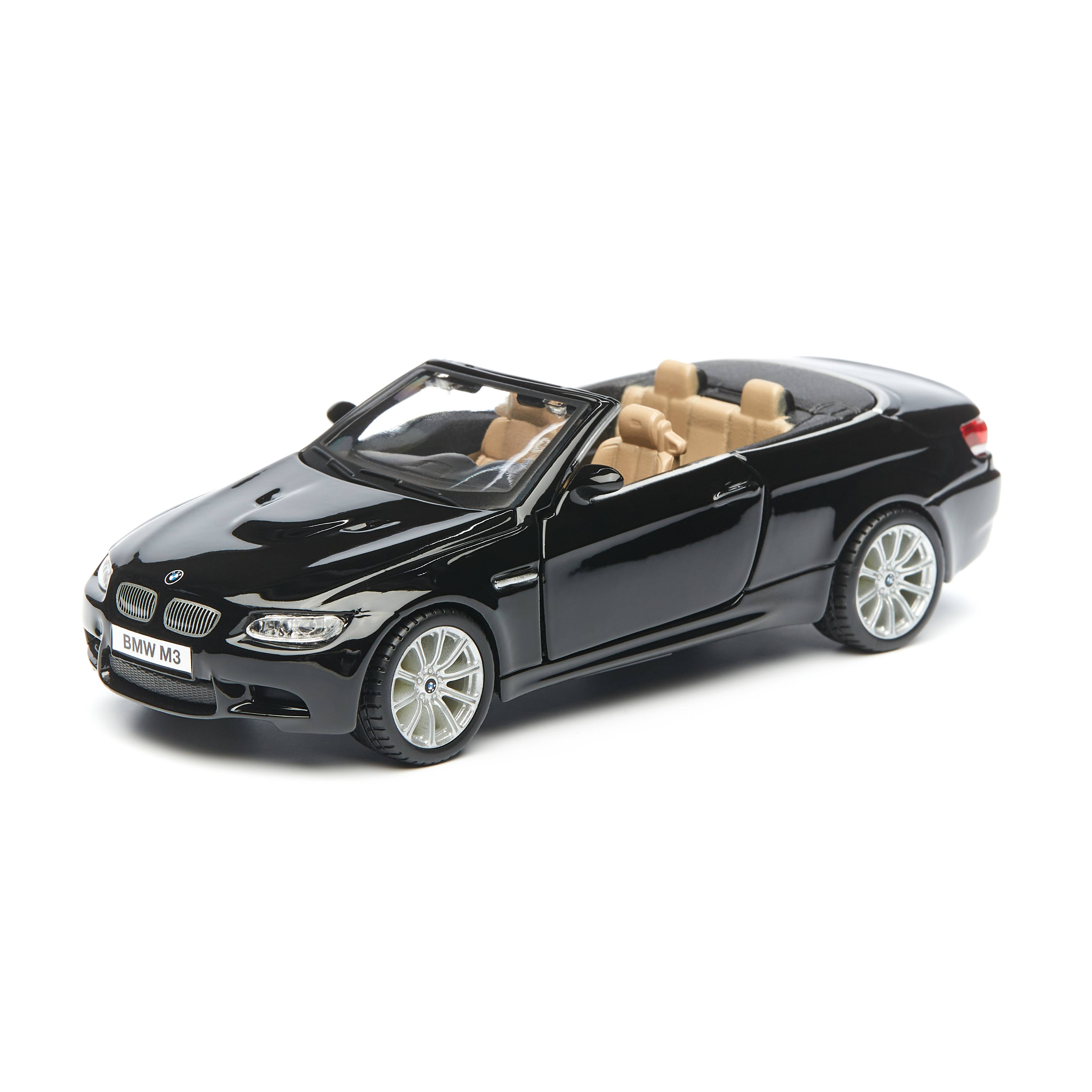 Bburago Коллекционная машинка 1:32 PLUS "BMW M3 Cabriolet 2009", черный