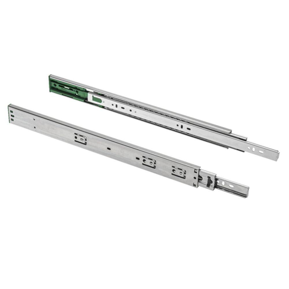 Направляющие шариковые, GTV Versalite LIGHT, PK-L-H45-300-GX с ДОВОДЧИКОМ неполного выдвижения