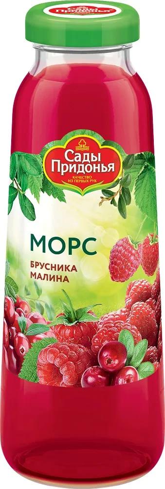 Морс "Сады Придонья" Брусника и малина, 0,3л