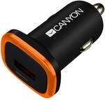 Автомобильное з/у Canyon C-01 1*USB 5V/1A черный CNE-CCA01B