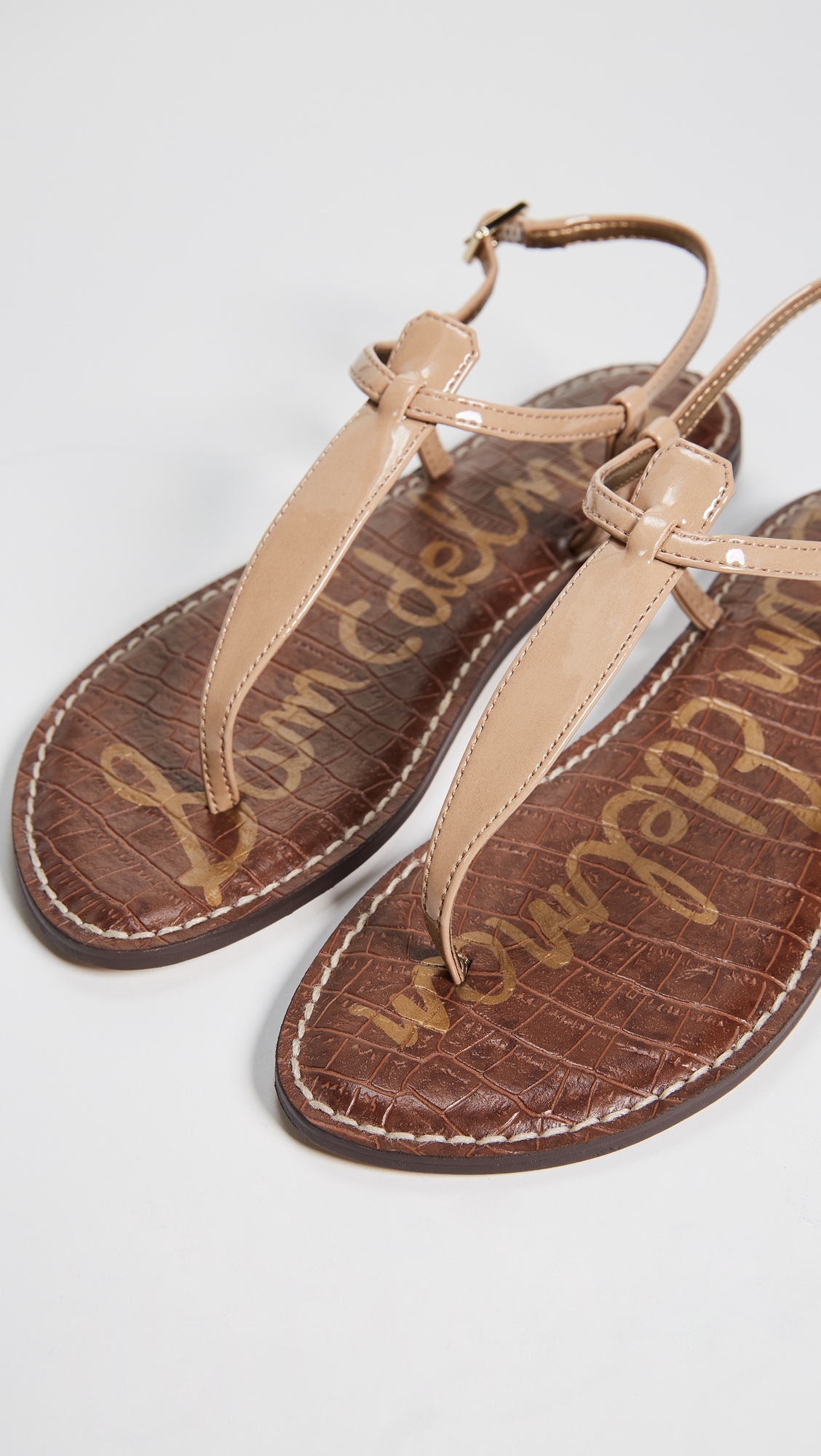 Flat  Shopbop Sam Edelman Gigi Patent T Strap Sandals