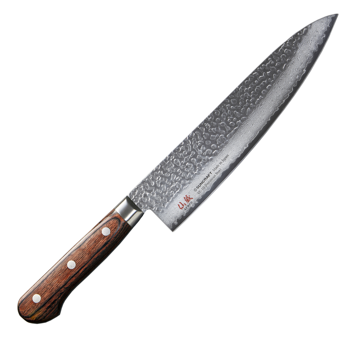  Нож кухонный Шеф 21см (33 слоя) SUNCRAFT SENZO UNIVERSAL FT-03/E