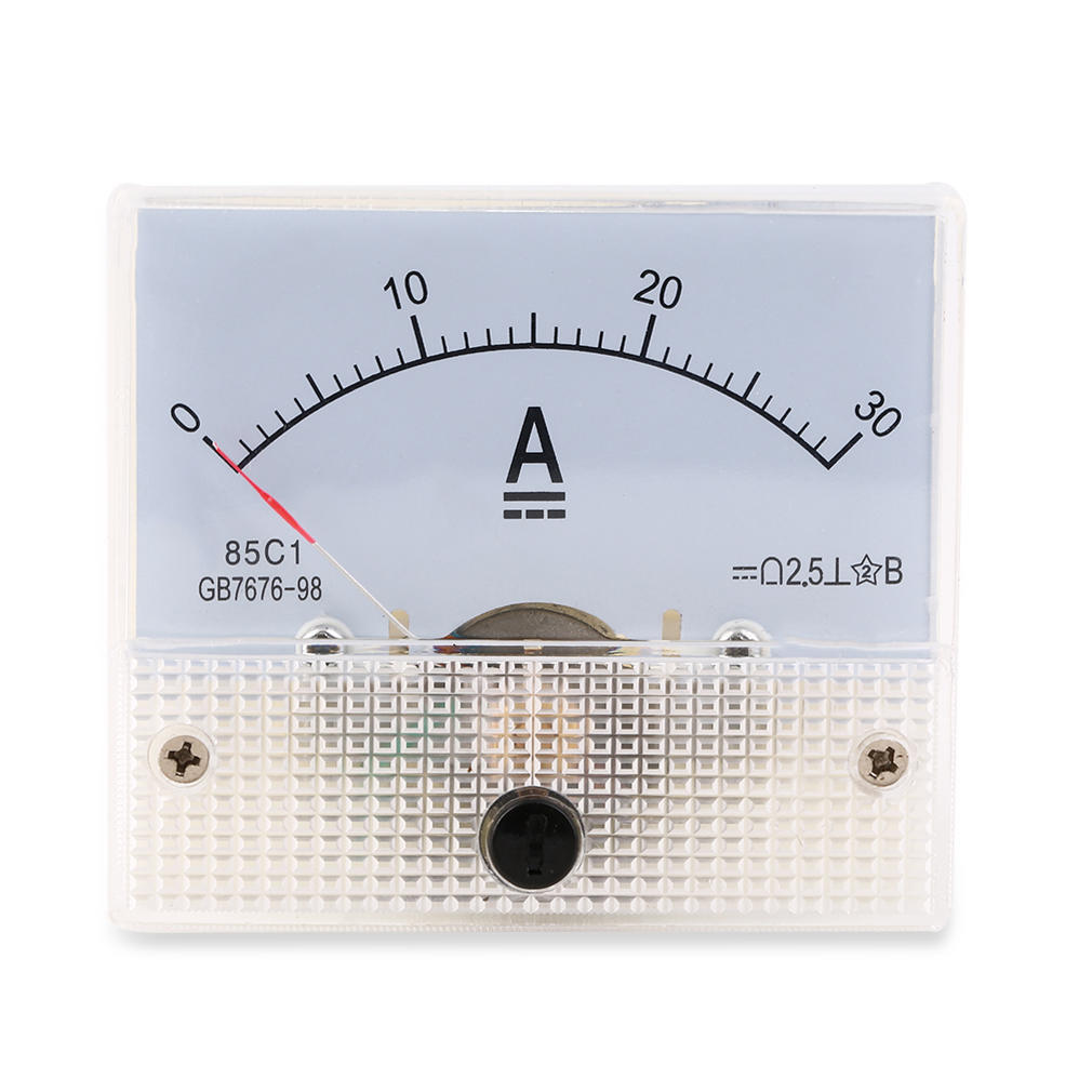 Аналоговый амперметр постоянного тока 30 А, панельный измеритель тока AMP 0–30 А постоянного тока, не требует шунта