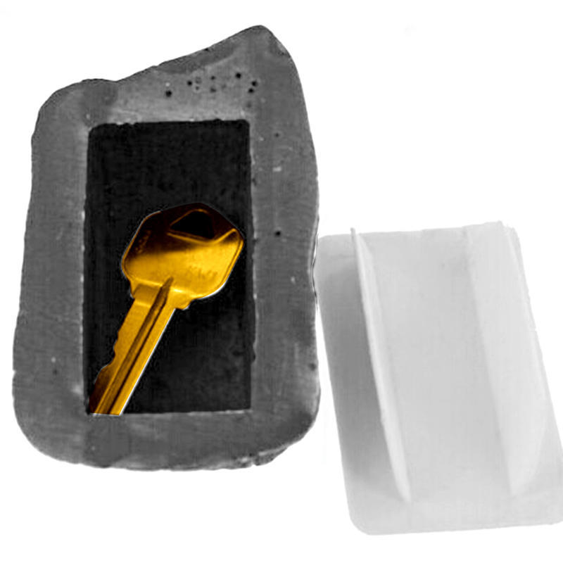 Открытый запасной ключ дом безопасный скрытый скрытый ящик для хранения безопасности рок-камень