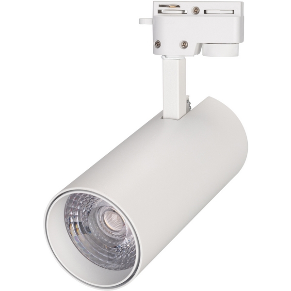 Трековый однофазный светильник светодиодный LGD-GERA-2TR-R74-20W Warm3000 (WH, 24 deg, 230V) (Arlight, IP20 Металл) 025911(1)