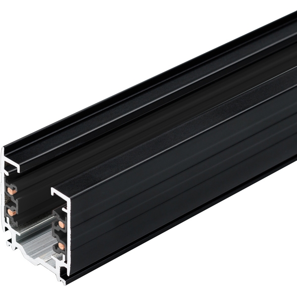 Трек (шинопровод) LGD-4TR-TRACK-2000-BK-M (D) (Arlight, IP20 Металл, 3 года) 028369(1) (2 метра)