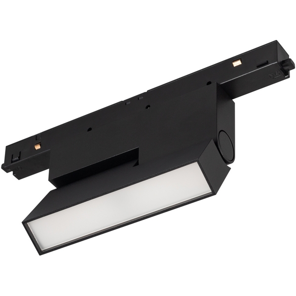 Трековый светильник магнитный светодиодный MAG-ORIENT-FLAT-FOLD-S195-6W Warm3000 (BK, 80 deg, 48V, DALI) (Arlight, IP20 Металл) 034660(1)