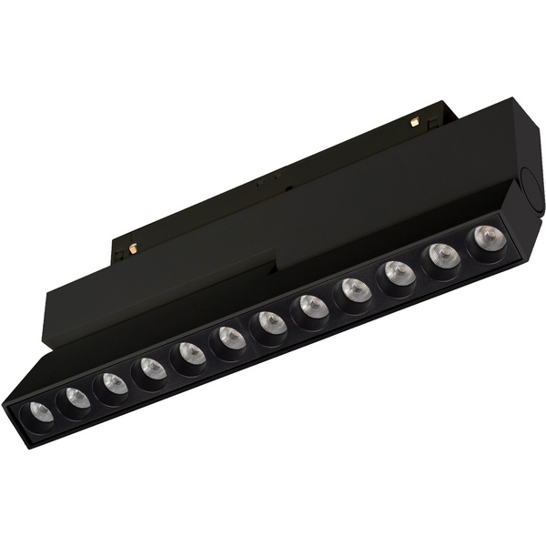 Трековый светильник магнитный светодиодный MAG-ORIENT-DOTS-FOLD-S230-12W Day4000 (BK, 30 deg, 48V) (Arlight, IP20 Металл) 041531