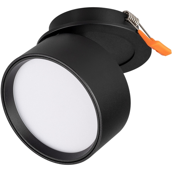 Встраиваемый точечный светильник светодиодный LGD-POT-BUILT-R85-12W Warm3000 (BK, 100 deg, 230V) (Arlight, IP44 Металл, 5 лет) 045776