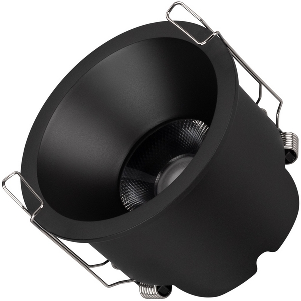 Встраиваемый точечный светильник светодиодный MS-HARBOR-R82-10W Day4000 (BK, 50 deg, 230V) (Arlight, IP20 Металл, 5 лет) 048283