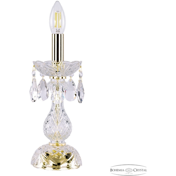 Настольная лампа Bohemia 101 101L/1-27 G подсвечник с подвесками