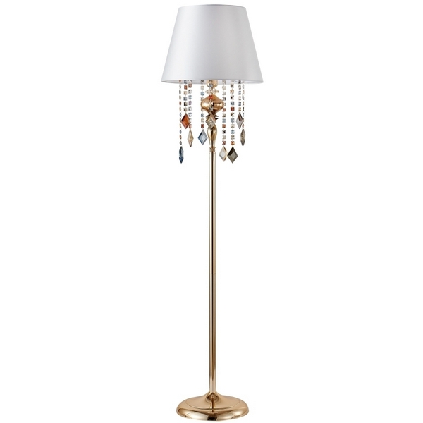 Торшер Crystal Lux MERCEDES PT1 GOLD/COLOR