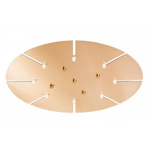 Потолочная база Crystal Lux D600-8 BRONZE