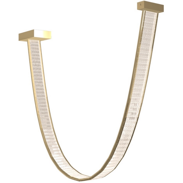 Люстра потолочная светодиодная золотая Delight Collection MD22001014 MD22001014-1AY-007 gold DeLight Collection