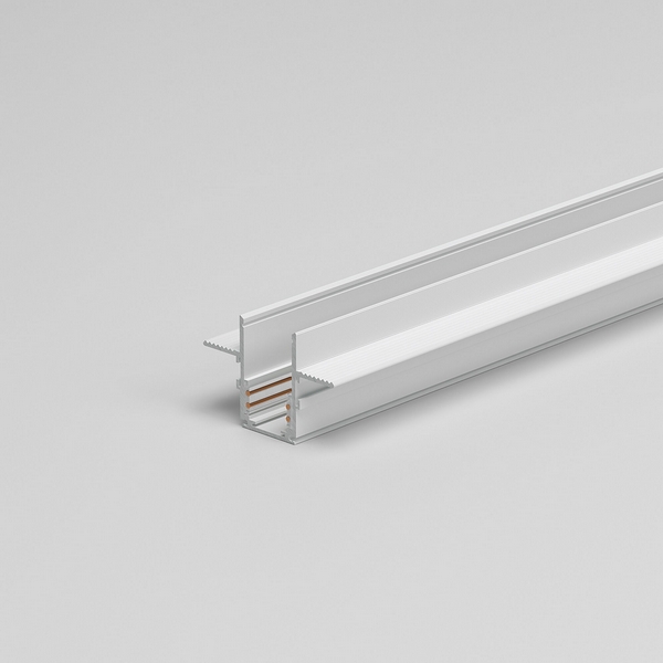 Шинопровод магнитный 48V встраиваемый под ГКЛ 12,5мм (белый) Elektrostandard Slim Magnetic 85208/00 (3 метра)