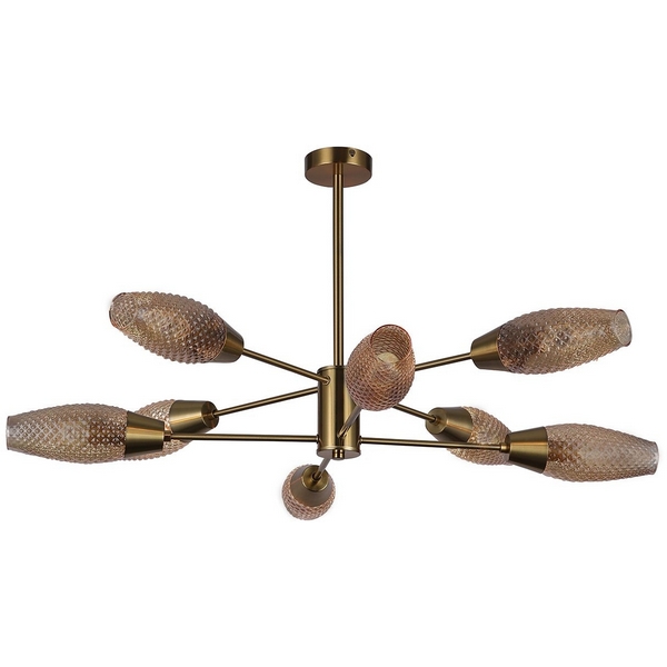 Потолочная люстра на штанге 10165/8PL E14*60W Escada DESIRE Copper