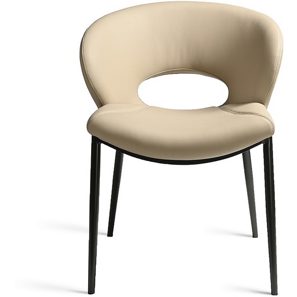 160KD-80030 Стул обеденный экокожа кремовый 62*61*82см Garda Decor