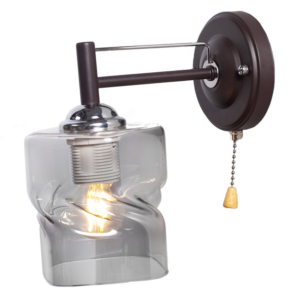 Бра с выключателем MD.4237-1-W BR+CH Imex