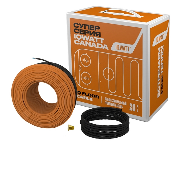 Электрический теплый пол в стяжку IQ - м IQWatt FLOOR СABLE CABLE 35