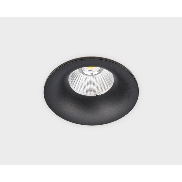 Встраиваемый светильник круглый влагостойкий светодиодный Italline IT06-6016 black 4000K