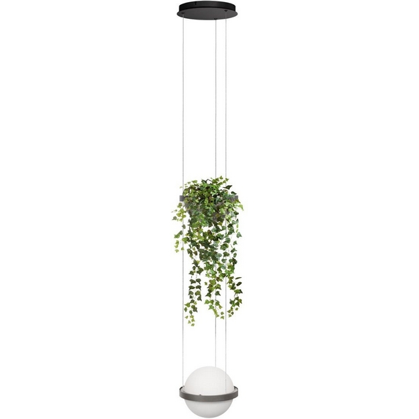 Подвесной светодиодный светильник Loft It Jardin 10121/1P Dark grey в форме шара