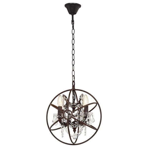Подвесная люстра Loft It Foucaults Orb Crystal LOFT1897/4 подсвечник