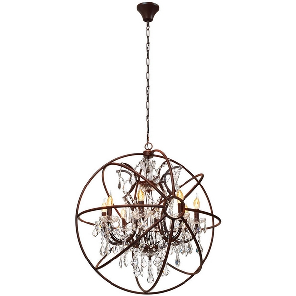 Подвесная люстра Loft It Foucaults Orb Crystal LOFT1897/8 подсвечник
