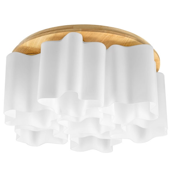 Потолочные люстры Потолочная люстра Lightstar Nubi Legno 802075