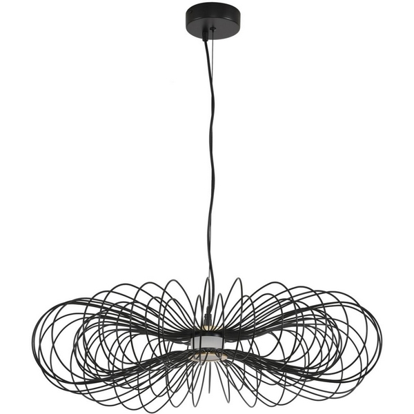Подвесной светильник светодиодный Lumion Camomile 8301/10L черный, металл/акрил LED 9W 3000K 220V