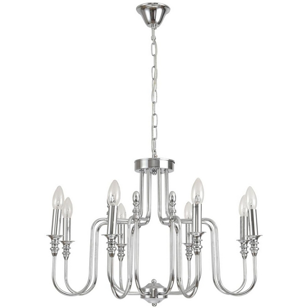Подвесная люстра Lumion Suana 8317/8 хром/металл E14 8*40W 220V