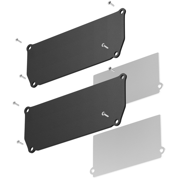 Заглушка декоративная белая 2шт. + фиксирующая черная 2шт. для профиля ALM-9940-SC Maytoni Technical ALM012EC-SC-W