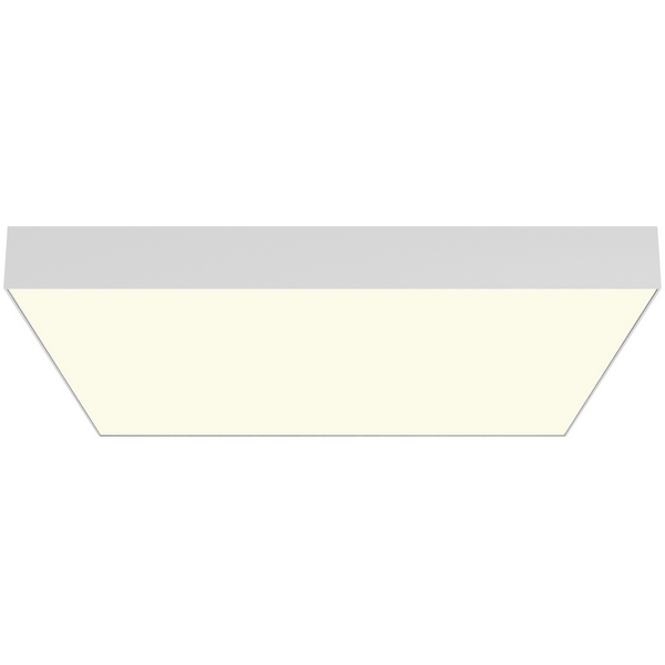 Потолочный светильник квадратный пластиковый LED Maytoni Zon C032CL-90W3K-SQ-W