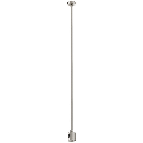 Крепление потолочное Long 700мм с прямым коннектором питания Flarity платина Maytoni Accessories for tracks Flarity TRA159C-IPC1-PT (159-9235)