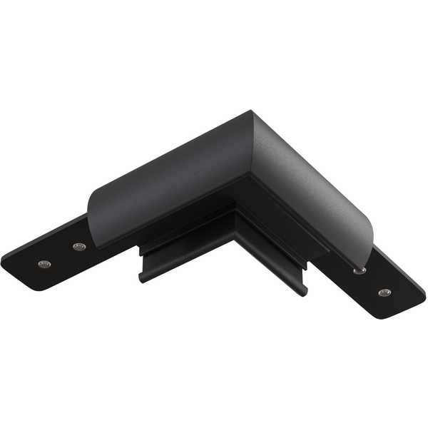 Коннектор угловой круглый, черный Maytoni Accessories for tracks Basity TRA172CL-R-11B