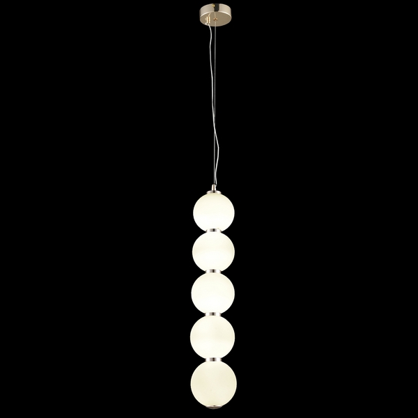 Подвесной светильник светодиодный из бусин LAMPS 81100/5C Natali Kovaltseva LOFT led GOLD WHITE