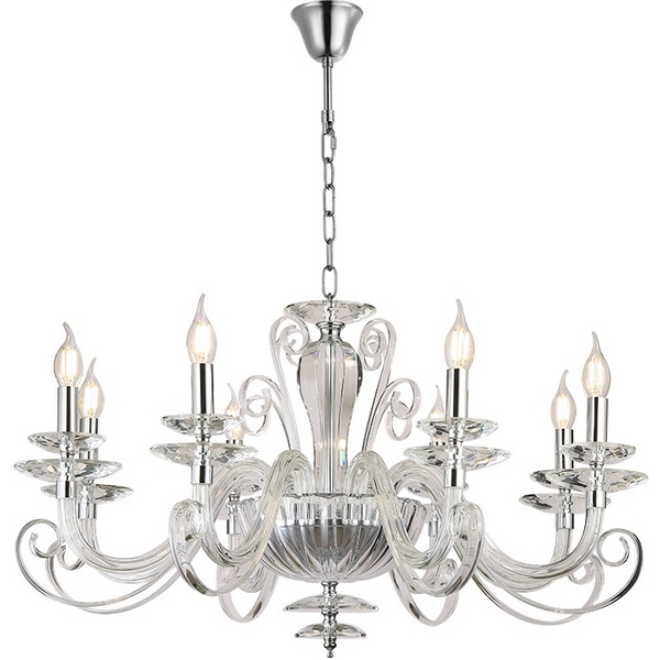 Подвесная люстра Newport 8570 8578/C chrome подсвечник