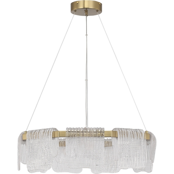 Подвесной светильник ST Luce Voile SL6021.203.54 золотистый/прозрачный LED 1*54W 4000K