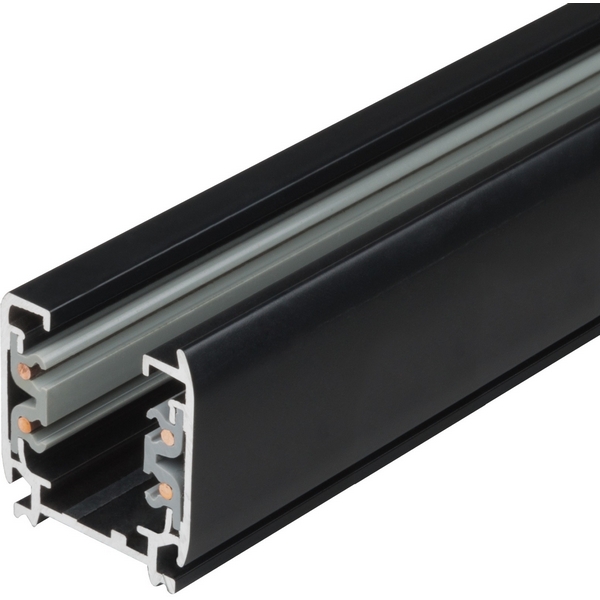 Шинопровод трехфазный накладной 220V 2м Uniel UBX-AS4 BLACK 200 POLYBAG
