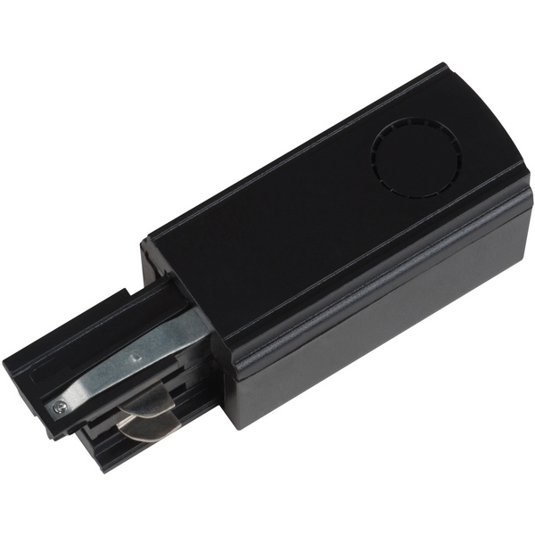 Ввод питания для шинопровода правый Uniel UBX-A01 BLACK 1 POLYBAG