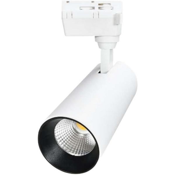Трековый светильник однофазный, светодиодный 4000К 220V 30W Volpe ULB-Q277 ULB-Q277 30W/4000К WHITE