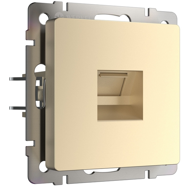 Розетка Ethernet RJ-45 (шампань) Werkel W1181011 (a050873)
