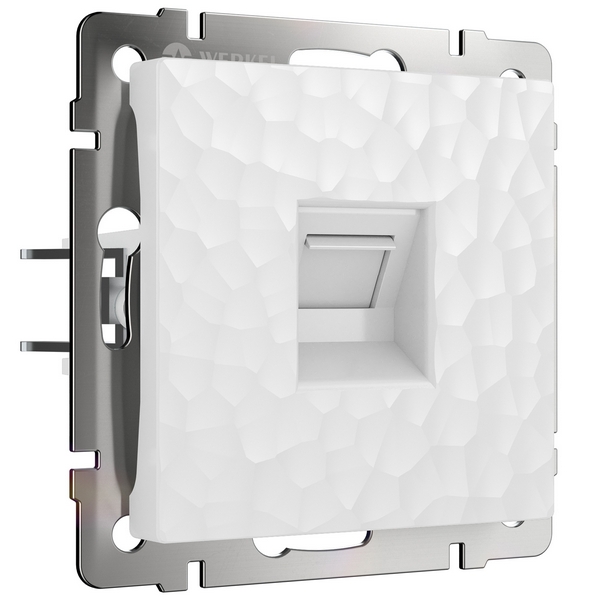 Розетка Ethernet RJ-45 (hammer белый) Werkel W1281001 (a052015)
