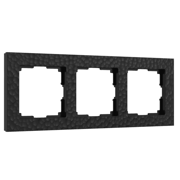 Рамка на 3 поста Hammer (черный) Werkel W0032408 (a052521)