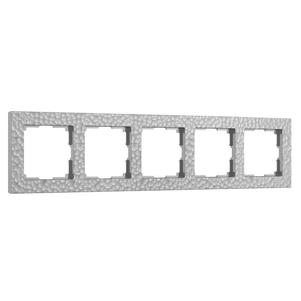 Рамка на 5 постов Hammer (серебряный) Werkel W0052406 (a052530)